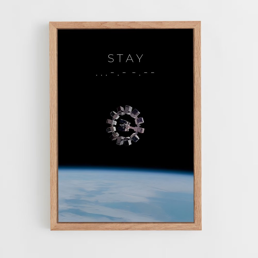 Poster Interstellar art fascinant – affiche Art spatial (vue 4)